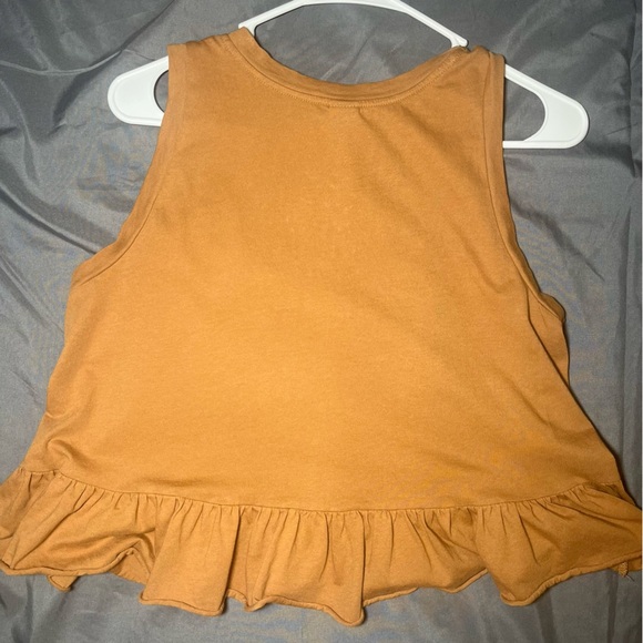 Wild fable Brown crop top Women’s size Small 100% Cotton - Picture 6 of 7